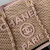 Chanel Natural Raffia Small Deauville Tote size:34cm #B53983