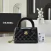 Chanel Quilted Kelly Top Handle Chain Bag 13x19x7cm #B63817