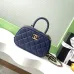 Chanel Quilted Mini Handbag With Top Handle And Gold Chain Strap size:11×20×8cm #B54333
