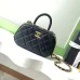 Chanel Quilted Mini Handbag With Top Handle And Gold Chain Strap size:11×20×8cm #B54333