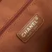 Chanel S5634 Suede & Leather Tote Bag with Chain Strap Size 36x24x12CM #B62903