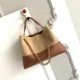 Chanel S5634 Suede & Leather Tote Bag with Chain Strap Size 36x24x12CM #B62903