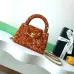 Chanel Sequined Top Handle Bags In Brown And Orange With Signature CC Logo size:13×19×7cm #B54334