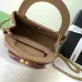 Chanel Sequined Top Handle Bags In Brown And Orange With Signature CC Logo size:13×19×7cm #B54334