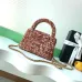 Chanel Sequined Top Handle Bags In Brown And Orange With Signature CC Logo size:13×19×7cm #B54334