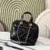 Chanel Small bowling bag, Patent crumpled calfskin size:17×21×3cm #B53854