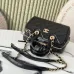 Chanel Small bowling bag, Patent crumpled calfskin size:17×21×3cm #B53854