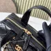 Chanel Small bowling bag, Patent crumpled calfskin size:17×21×3cm #B53854