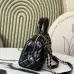 Chanel Small bowling bag, Patent crumpled calfskin size:17×21×3cm #B53855