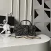 Chanel Women's Top Handle Bag - Gray Textured Fabric with Quilted Design, Gold-Tone CC Logo & Chain Strap, Luxurious Handbag for Fashion-Forward Style #B56721