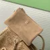 Chanel Woven Tote: Textured Raffia, Signature Logo & Chain, Embracing Summer Elegance size38 #B54154