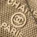 Chanel Woven Tote: Textured Raffia, Signature Logo & Chain, Embracing Summer Elegance size38 #B54154
