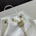 Small Hippie Backpack Drawstring Bucket Bag with Vintage Gold Coin Buttons and Diamond Pattern and Vintage Black and Gold Bag #B54474