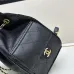 Small Hippie Backpack Drawstring Bucket Bag with Vintage Gold Coin Buttons and Diamond Pattern and Vintage Black and Gold Bag #B54474