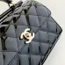 Chanel Black patent leather box bag top quality #B45509