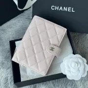 CHANEL Grained Calfskin Quilted passport Holder Wallet #B50601