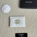 Chanel card holder with chain detail. #B45527