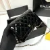 Chanel patent leather wallet for women #B45526