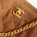 Bowling bag leather handbag Chanel Camel in Leather  #B50873