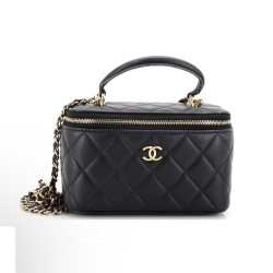 CHANEL Caviar Quilted Small Vanity Case #B35451