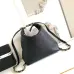 CHANEL Quilted CC GHW Chain Shoulder Bucket Bag Calfskin Leather Black #B50831