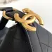 CHANEL Quilted CC GHW Chain Shoulder Bucket Bag Calfskin Leather Black #B50831