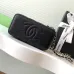 Chanel 21A Pink Small Vanity With Chain Top Handle Logo #B50830