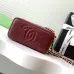 Chanel 21A Pink Small Vanity With Chain Top Handle Logo #B50830
