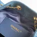 Chanel AS5293 Denim Quilted Hobo Bag with Chain Strap Size 30-26-14 #B62890