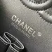 Chanel CC Black Quilted Lambskin Medium Classic Double Flap AAA+ Shoulder Bag #B54375