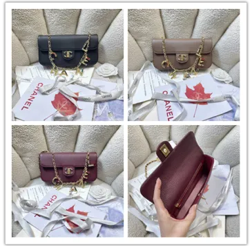 Chanel Caviar Chain Flap Clutch 6340 12×22×4cm #B67269 Chanel Caviar Chain Flap Clutch 6340 12×22×4cm #B67269