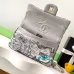 Chanel Classic 11.12 handbag, Embroidered satin, sequins #B52440