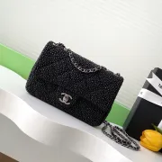 Chanel Evening bag, Strass, silver-tone metal #B49927