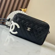 Chanel Ligne Cambon Camera Bag - Black Shoulder Bags #B49667