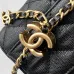Chanel Quilted Caviar Leather Mini Vanity Bag With Gold Chain Strap And CC Logo size:11×8×7cm #B54335