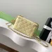 Chanel Quilted Caviar Leather Mini Vanity Bag With Gold Chain Strap And CC Logo size:9×17×8cm #B54336