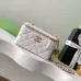 Chanel Quilted Caviar Leather Mini Vanity Bag With Gold Chain Strap And CC Logo size:9×17×8cm #B54336