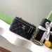 Chanel Quilted Caviar Leather Mini Vanity Bag With Gold Chain Strap And CC Logo size:9×17×8cm #B54336