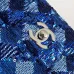 Chanel Shoulder Bag Sequin Chain Navy size:14×21×8cm #B53448