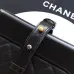 Chanel Women's Bucket Bag - Black & White Quilted Leather, Gold-Tone CC Logo & Two-Tone Chain Strap, Stylish Crossbody Bag for Luxury Fashion #B56725