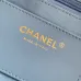 Chanel Women's Denim Shoulder Bag - Quilted Design, Gold-Tone CC Logo & Chain Strap, Stylish Denim Flap Bag with Functional Pockets for Luxury Fashion #B56717
