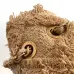 Chanel Women's Evening Bag - Beige Textured Fabric with Fringe Details, Gold-Tone CC Logo & Chain Strap, Luxury Clutch for Elegant Occasions #B56718