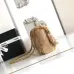 Chanel Women's Evening Bag - Beige Textured Fabric with Fringe Details, Gold-Tone CC Logo & Chain Strap, Luxury Clutch for Elegant Occasions #B56718