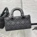 DIOR AAA+ Small Lady D-joy Bag Ultramatte Black #B36386