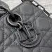 DIOR AAA+ Small Lady D-joy Bag Ultramatte Black #B36386