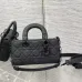 DIOR AAA+ Small Lady D-joy Bag Ultramatte Black #B36386