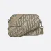 DIOR CHRISTIAN DIOR Oblique Saddle Triple Pouch  size:23×17×4cm #B54055