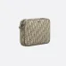 DIOR CHRISTIAN DIOR Oblique Saddle Triple Pouch  size:23×17×4cm #B54055