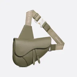 DIOR MEN Leather Christian Dior Saddle  size:27×20×5cm #B54058