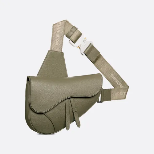 DIOR MEN Leather Christian Dior Saddle  size:27×20×5cm #B54058